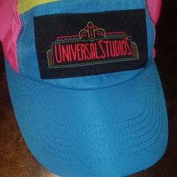 Universal Studios Parks Neon Logo Retro 5 Panel Hat