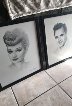 Lucy and Ricky drawings