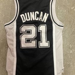 Tim Duncan Spurs Jersey