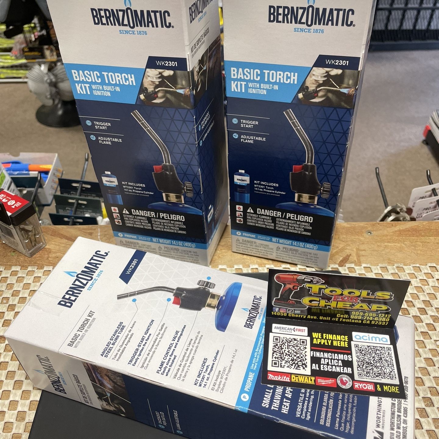 Torch Kit With Build-In Ignition $46 EACH.