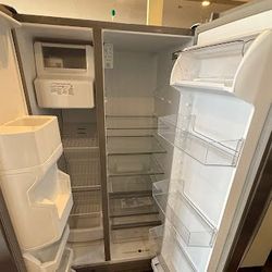 Whirlpool® 36" 24.6 Cu. Ft. Monochromatic Stainless Steel Side-By-Side Refrigerator