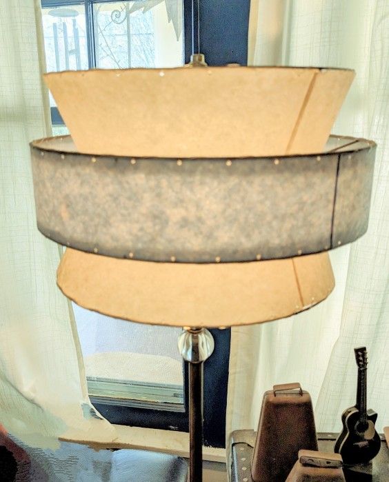3 Tiered Fiberglass Floor Lamp