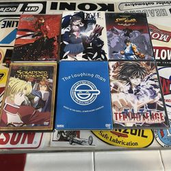 Anime DVD Lot - Street Fighter, Ghost In The Shell, Burst Angel, Kite, Plus More