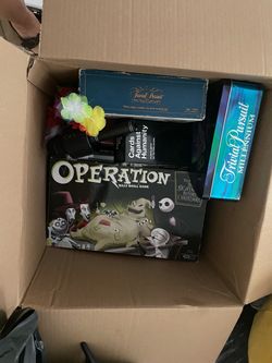 Board Game Lot – Operation, Trivial Pursuit, Cards Against Humanity