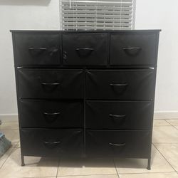 Storage/dresser Negro 8 Cajones 