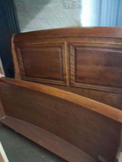 SLEIGH BED FRAME