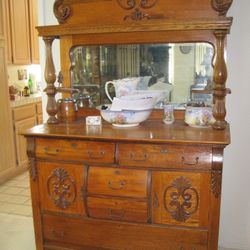 Antique Oak Buffet