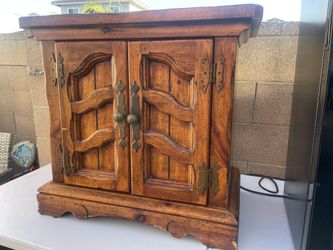 Antique wood cabinet