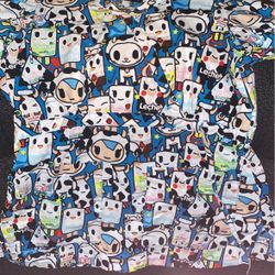 Tokidoki Koi Scrubs XS