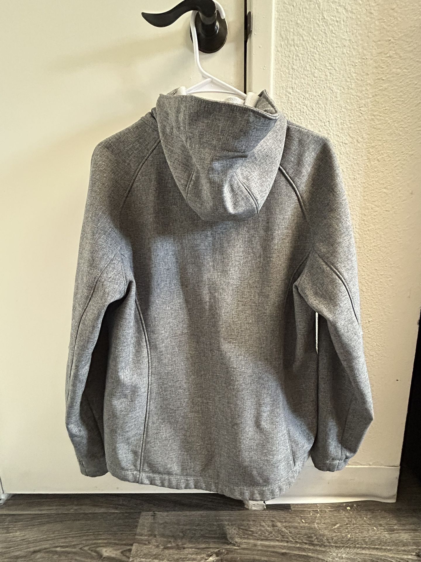 Woman Gray Jacket