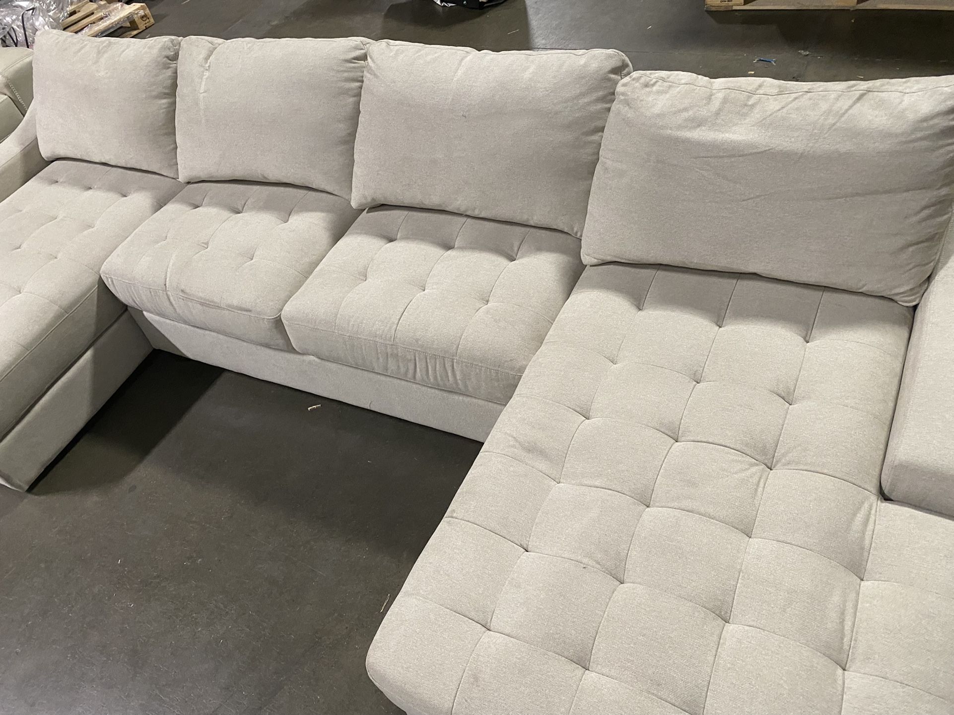 Davenport 3 Piece Fabric Sectional