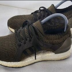 Adidas Ultraboost X Running Shoes Green Core Black BB1696 - US Women Size 7