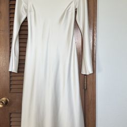 Women’s Satin Ivory Dress 