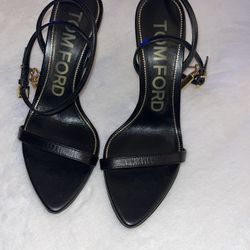 Tom ford Padlock 105mm Leather Heels