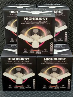 Bell + Howell 8000 Lumens 70W 6500K 3 panel adjustable LED light bulb E26 daylight 2180QPH