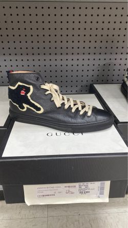 Gucci Hebron black leather shoes