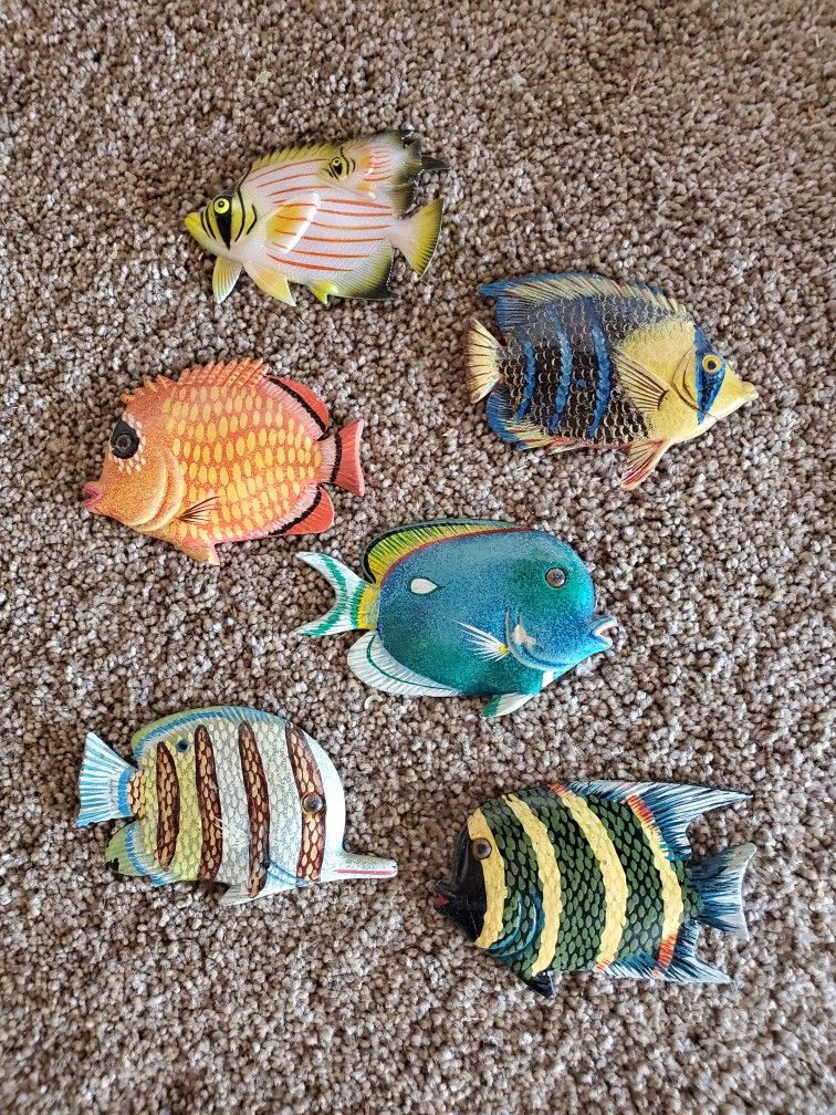Tropical Fish Refrigerator Magnets