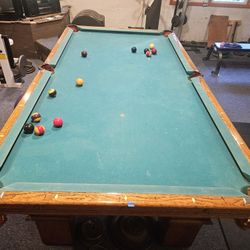 Antique Pool Table