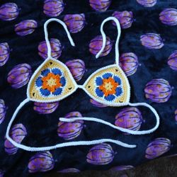 Hand Crocheted Bikini Top
