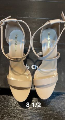 Womens Beige Heels