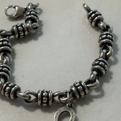 James Avery Sterling Silver Bracelet with Charm 