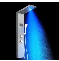 LED Shower Panel Tower with Hand Shower