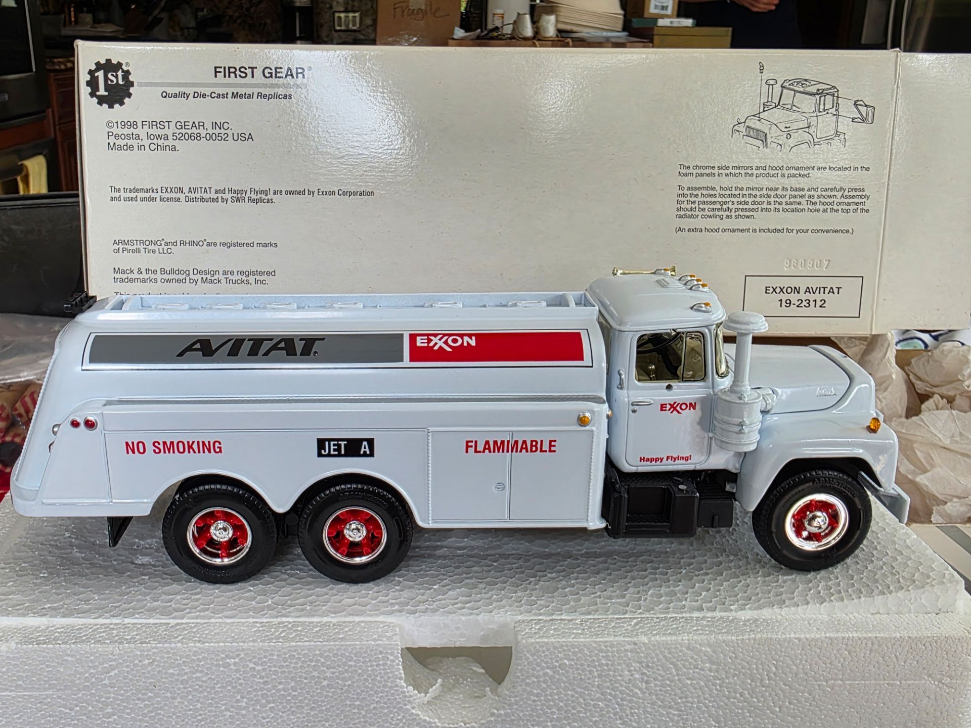 Mack Diecast ExxonMobil fuel tanker