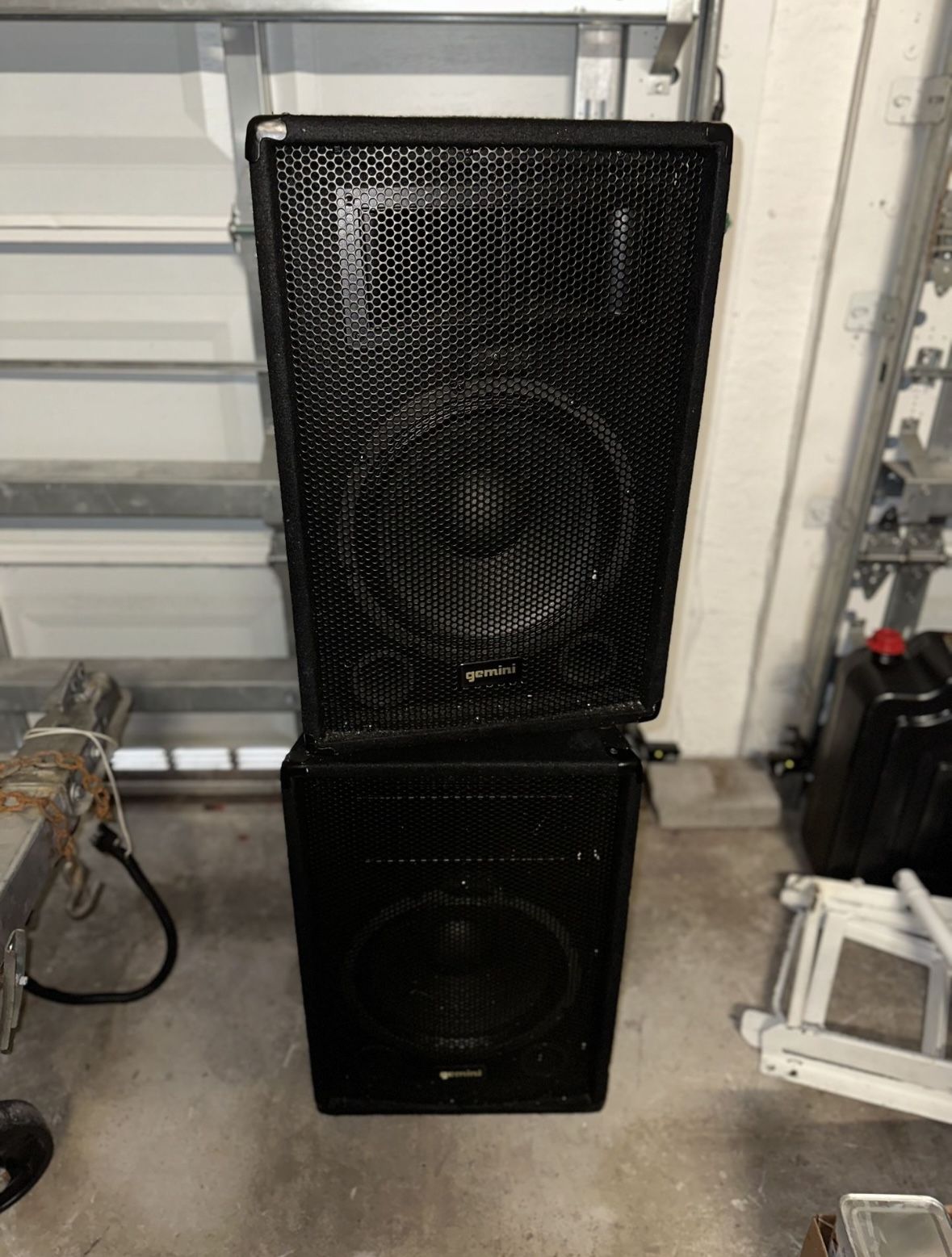 Gemini GT-1204 Speakers 12" + Numark Dj Mixer