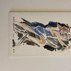 Original Jorge Alió Watercolor- Acuarela