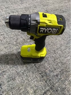 Like New Ryobi One+ HP Cordless 1/2” Drill with Battery!