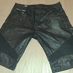 Men's Shorts Size 36 Leather 