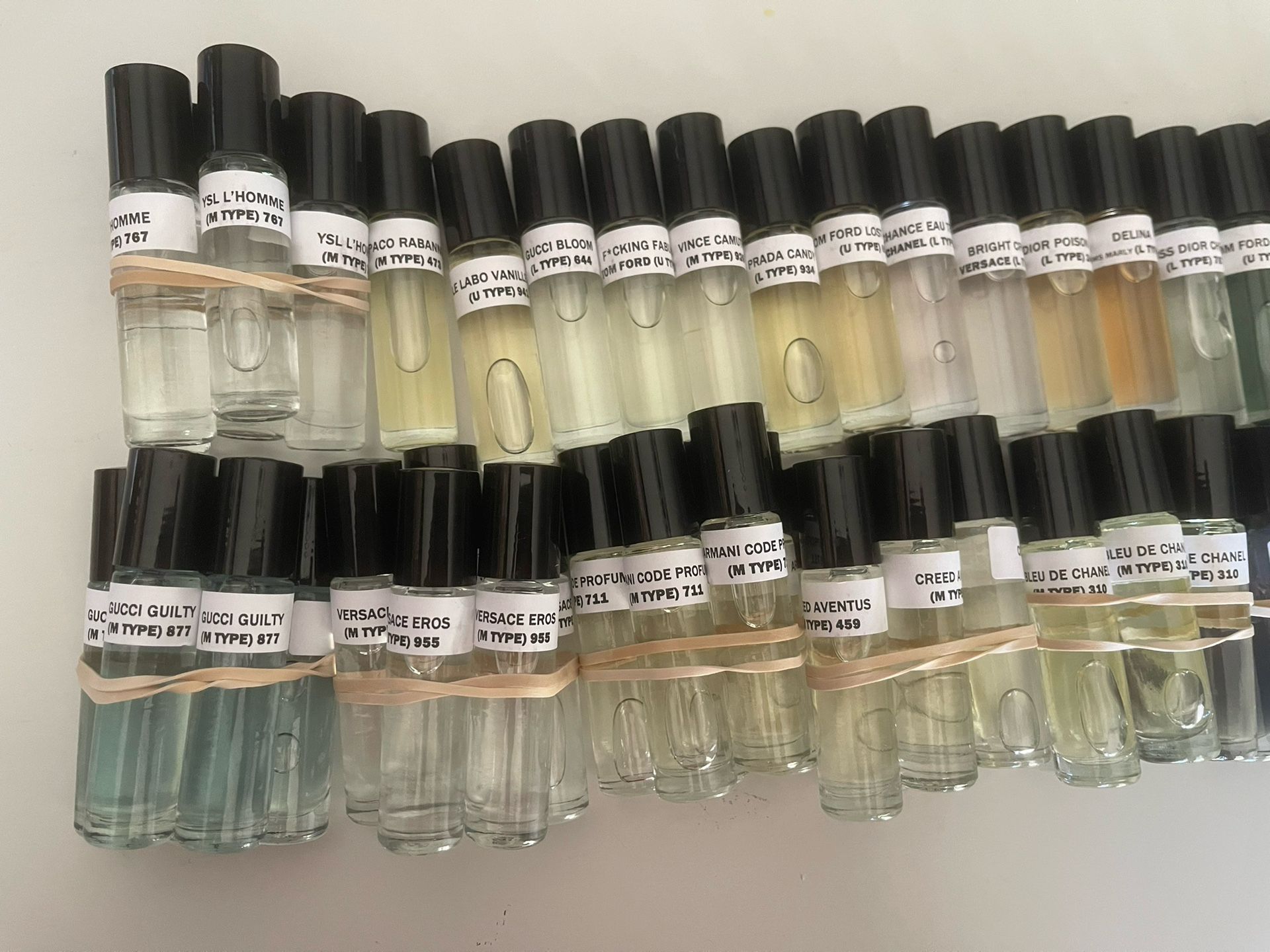 Oil Perfumes Men/Ladies 1/3 Oz