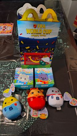 McDonald's Fifa World Cup 2026 Squishmallow Plushies All Together