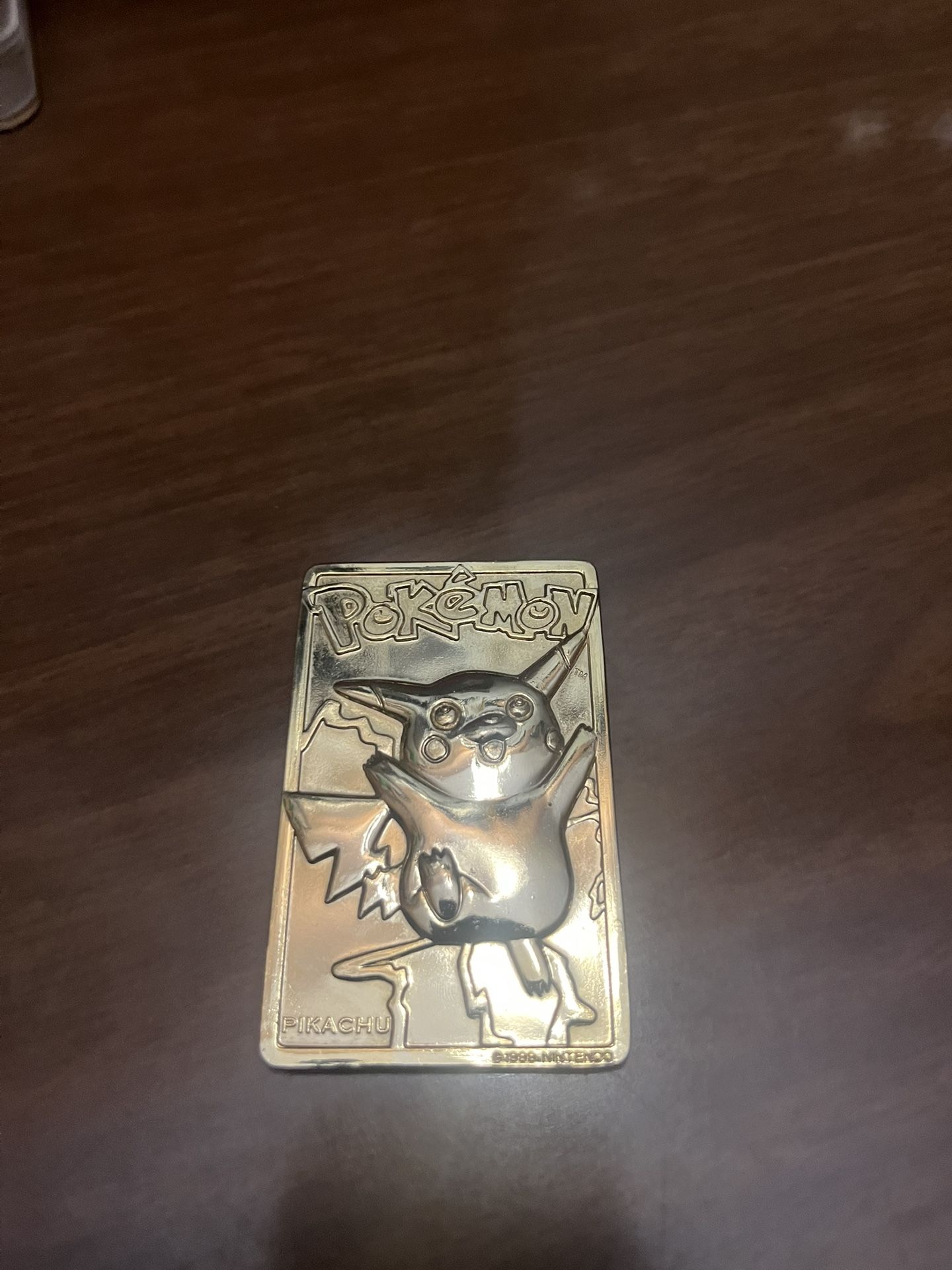 Pokemon 23k Gold Plated PIKACHU Trading card. Come with COA. Nintendo -  joarbit.com