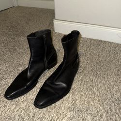 Gucci Boots Horsebit Accent Leather