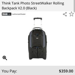 ThinkTank Camera Bag Roller - Backpack Carry On