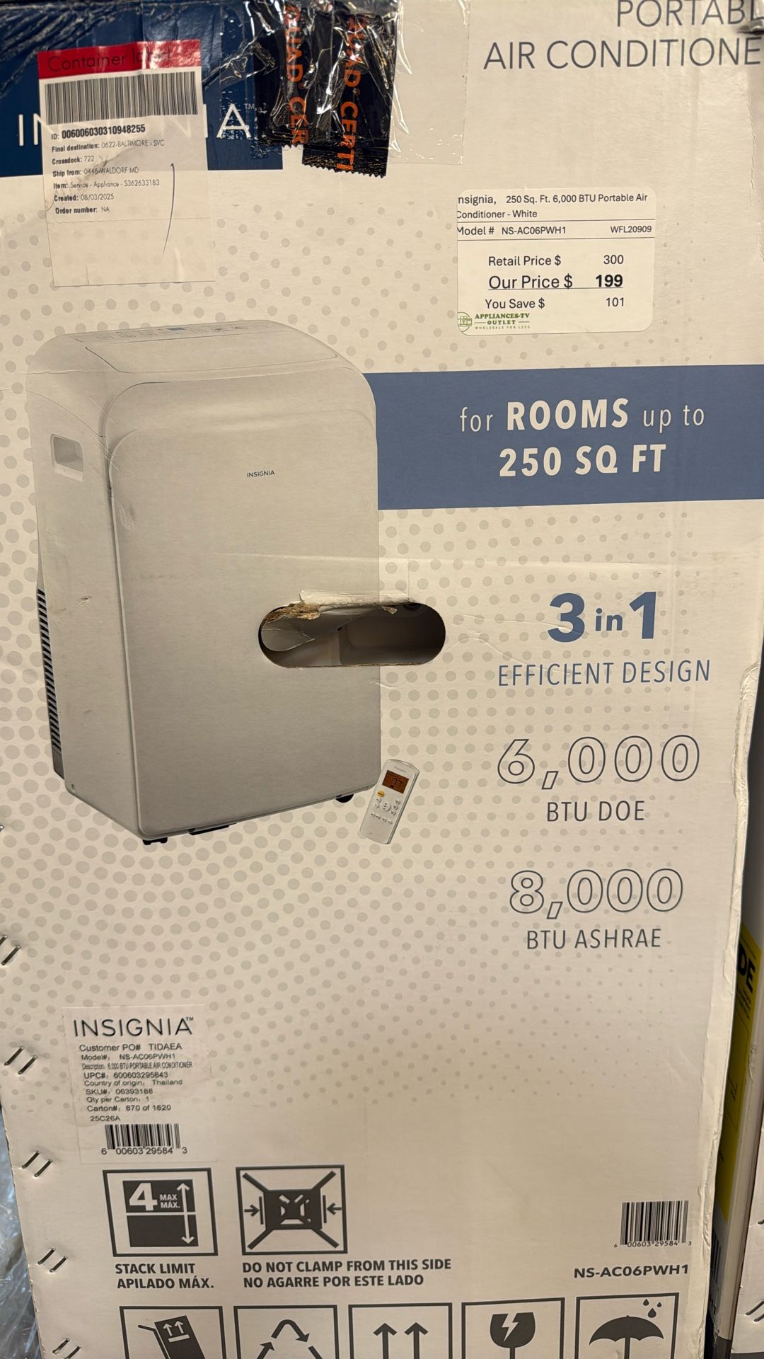 Portable A/C Air Conditioner Unit