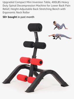Giztud upgraded mini inversion table