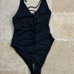 Women Black Swimsuit Size Small