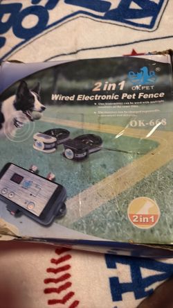 OK 2 in 1 wired Electronic Pet Fence