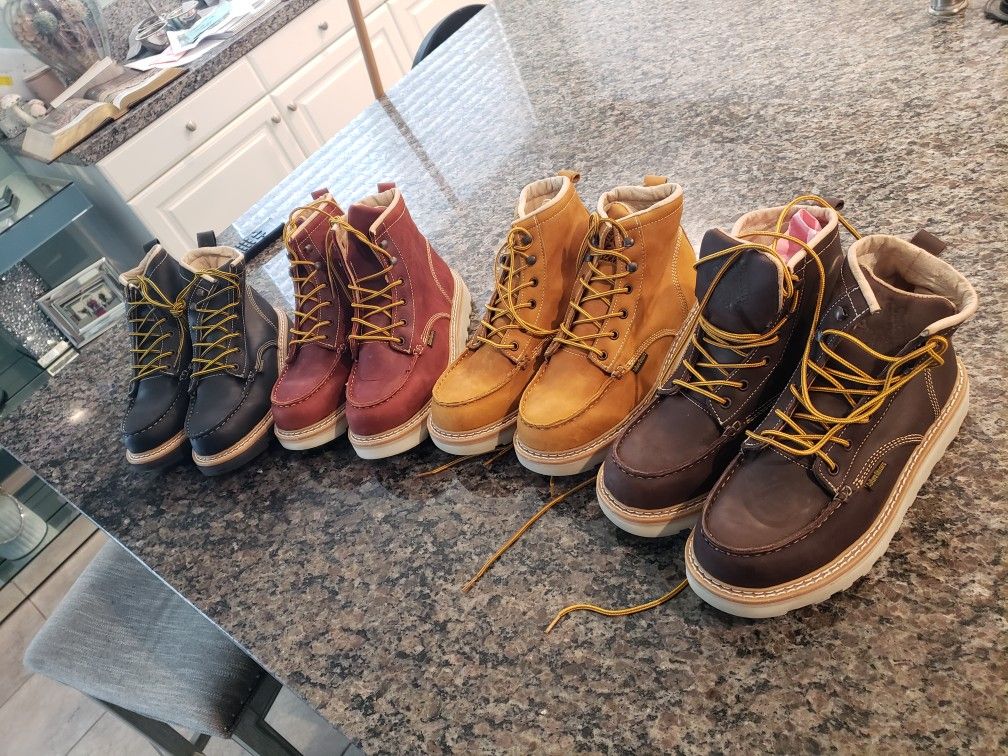Work Boots New From Leon Guanajuato Mexico