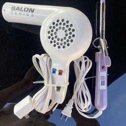 Hair dryer & Curling Iron