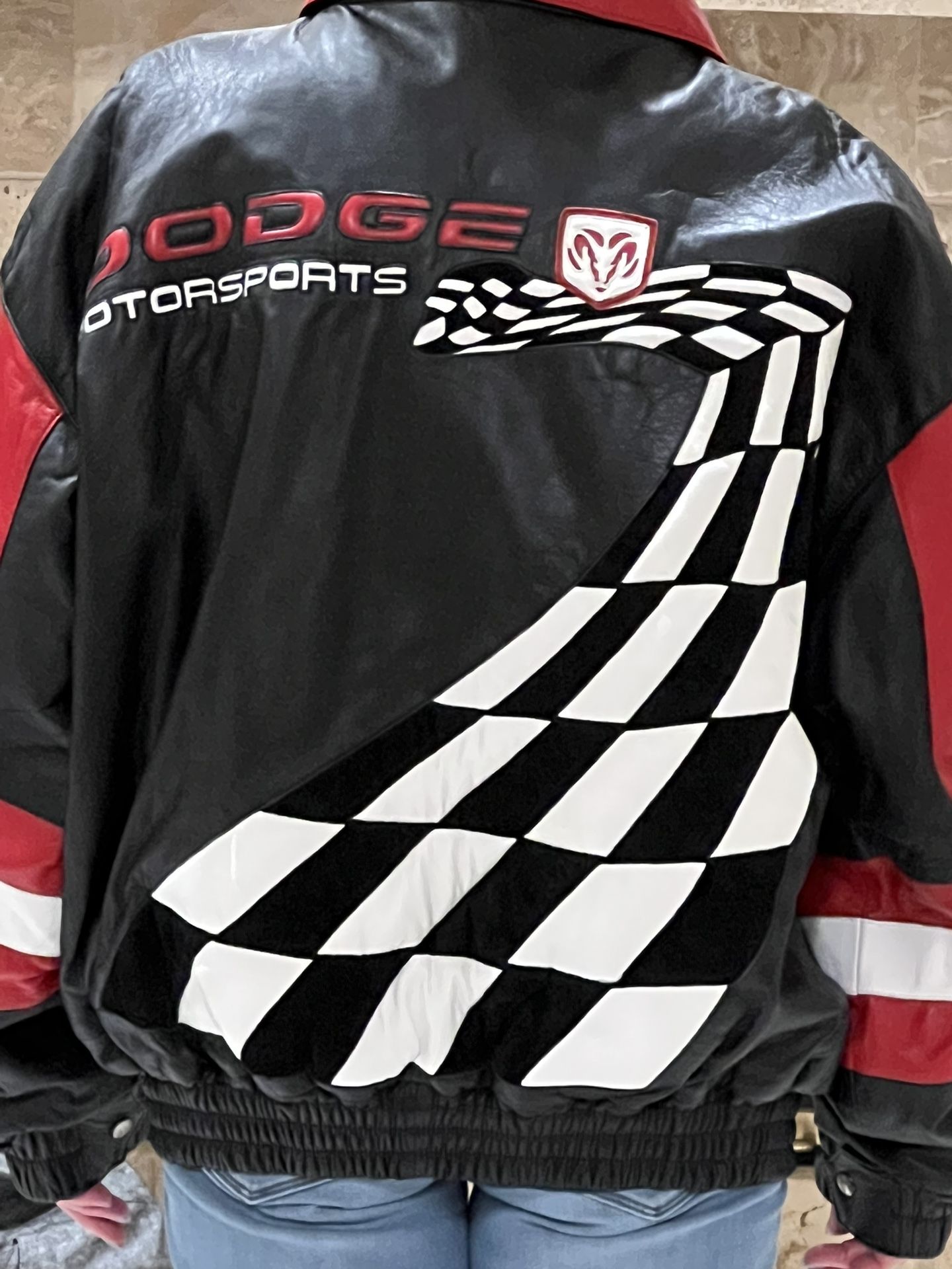 Dodge Motorsports Leather Jacket 
