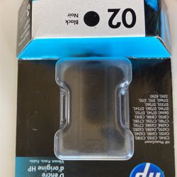 1 Original HP Ink Cartridge 02 Black 