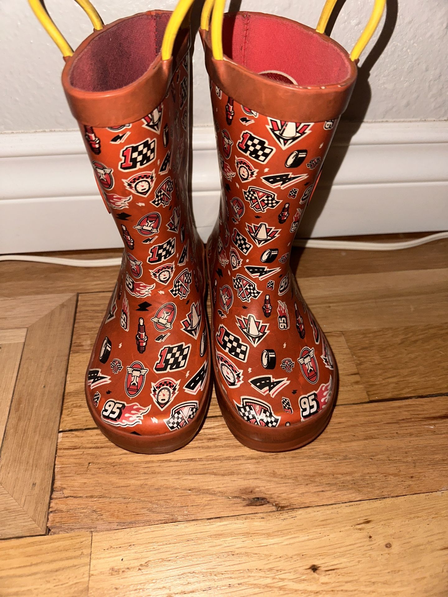 Western Chiefs Cars Rain Boots - Size 9