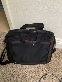 Black Laptop Messenger Bag