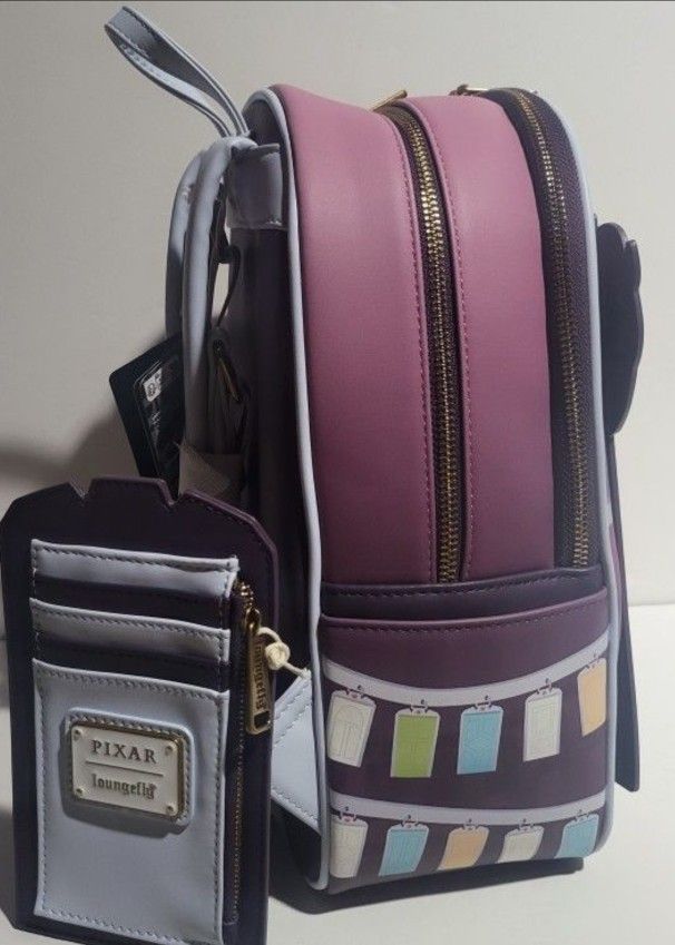 Loungefly Disney Pixar Monsters Inc Backpack And Card Holder