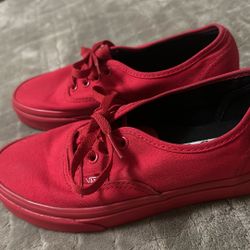 All Red Vans