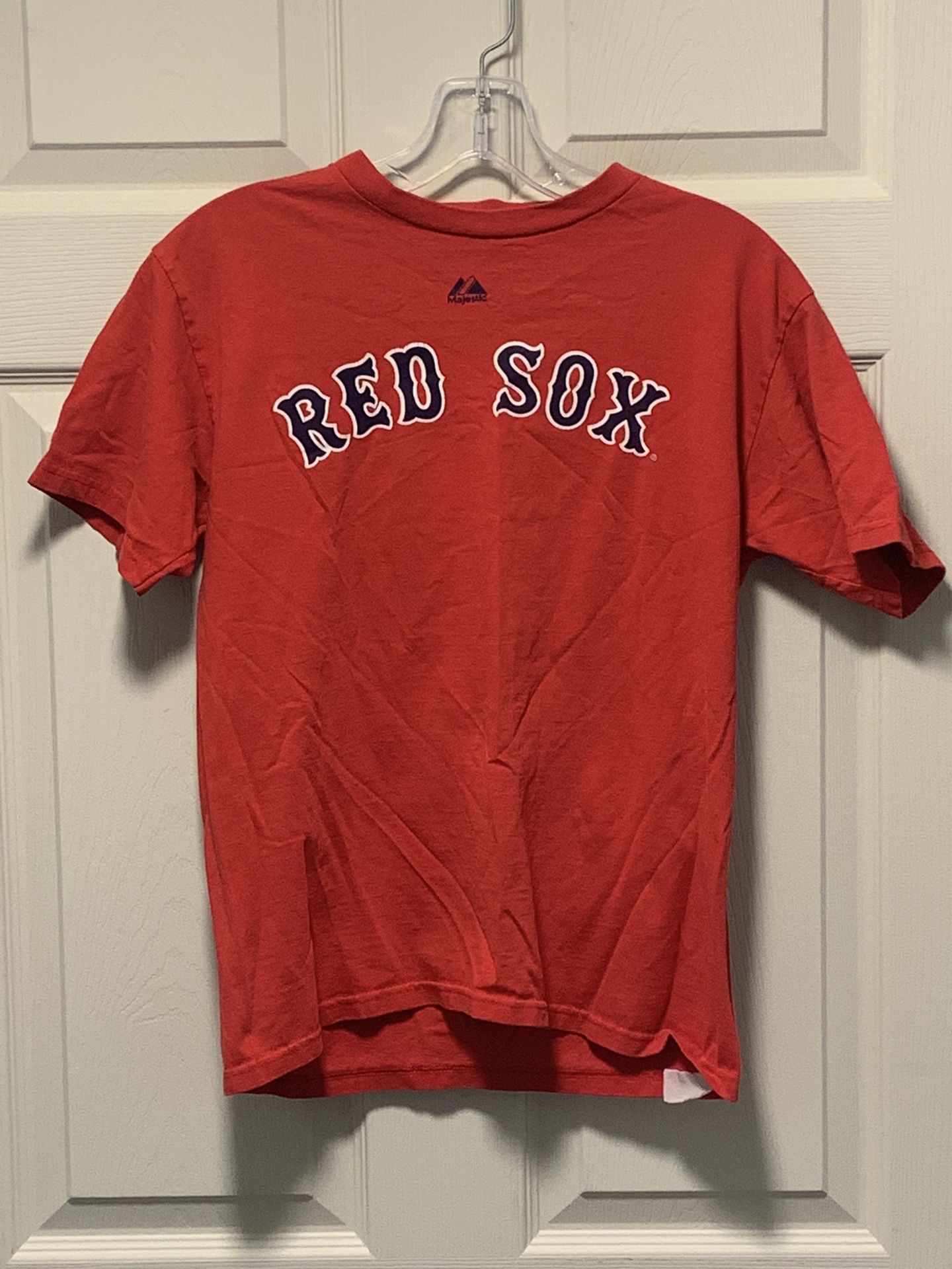 Dustin Pedroia Boston Red Sox #15 T-Shirt XL Jersey Style Navy MLB Majestic  for Sale in Abington, MA - OfferUp