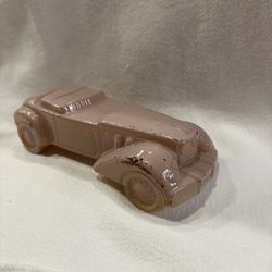 Beige Painted Glass Avon Cologne Car